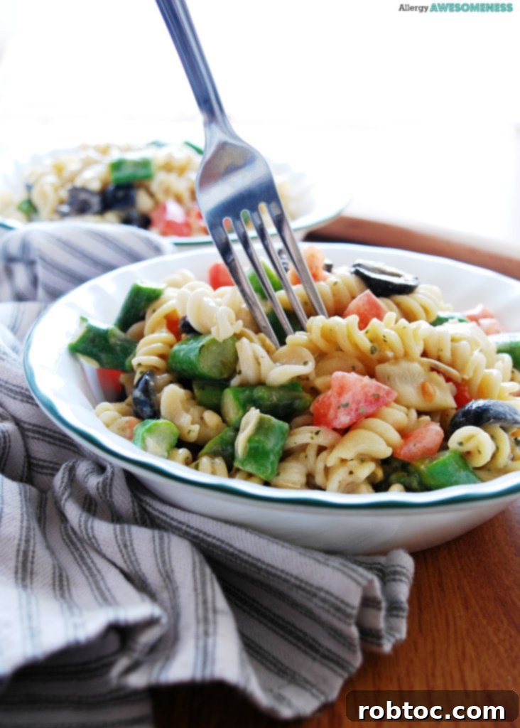 Delicious Gluten and Dairy Free Tuscan Pasta Salad 2 The Best Tuscan Pasta Salad