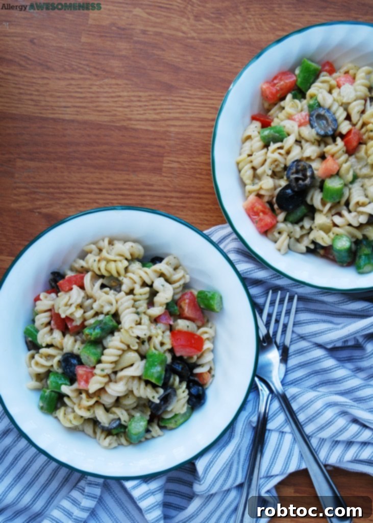 Delicious Gluten and Dairy Free Tuscan Pasta Salad 3 Gluten-free Tuscan Pasta Salad
