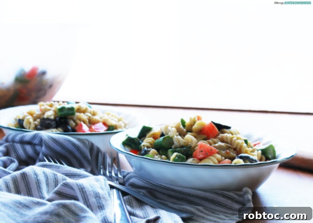 Delicious Gluten and Dairy Free Tuscan Pasta Salad 5 Dairy-free Tuscan Pasta Salad