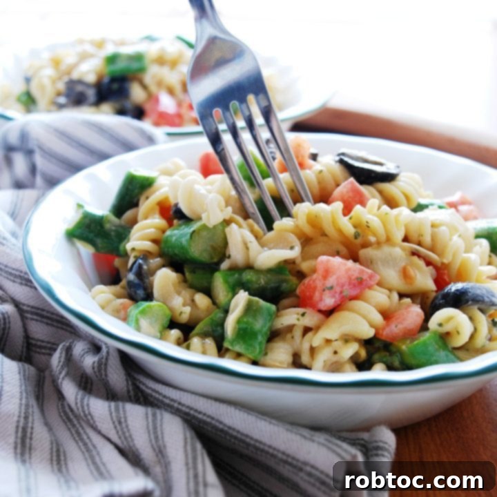 The Best Tuscan Pasta Salad
