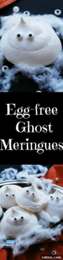 Egg-free Ghost Meringues Recipe by Allergy Awesomeness