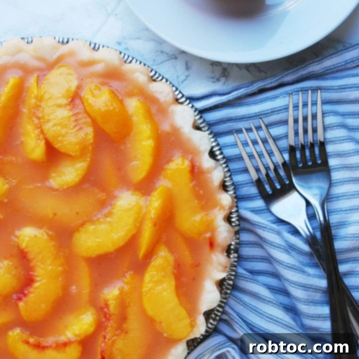 Gluten-free peach pie