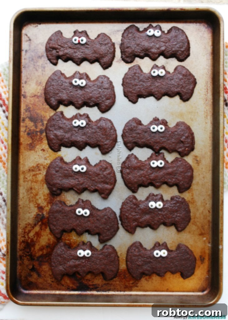 Allergen-Free Vegan Chocolate Bat Sugar Cookies 3 Delicious Vegan Chocolate Sugar Cookie Bats