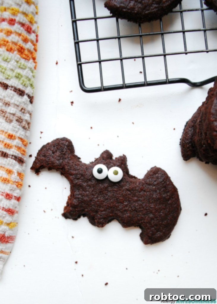 Allergen-Free Vegan Chocolate Bat Sugar Cookies 6 Egg-free Chocolate Sugar Cookie Bats Recipe