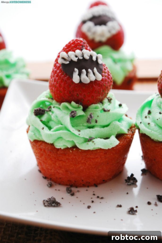 Venus Flytrap Halloween Cupcakes
