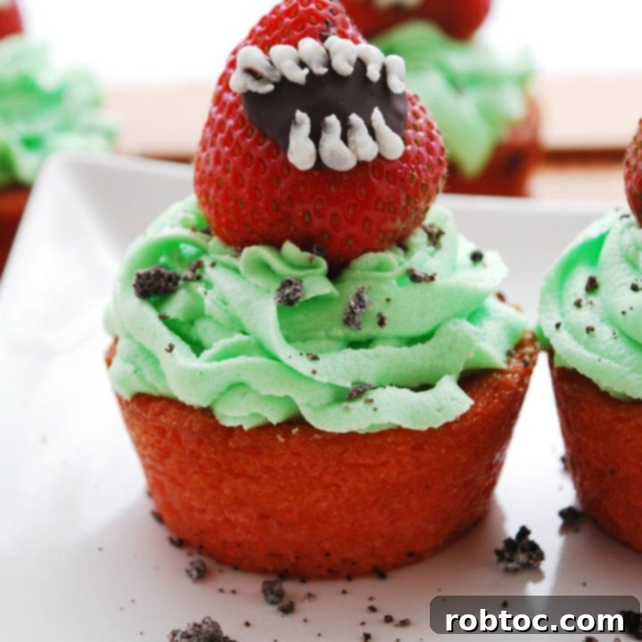 Venus Flytrap Halloween Cupcakes