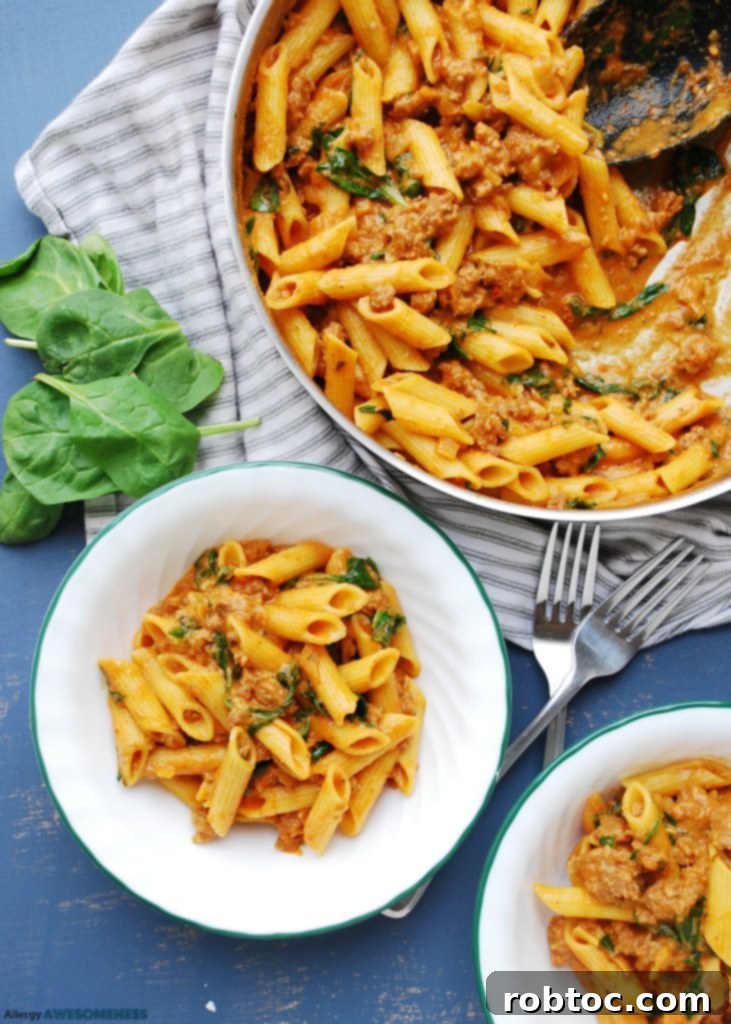 Sausage and Spinach Pasta, Wholly Gluten-Free and Dairy-Free 3 Easy Dairy-Free Spinach and Sausage Pasta Recipe for Weeknights