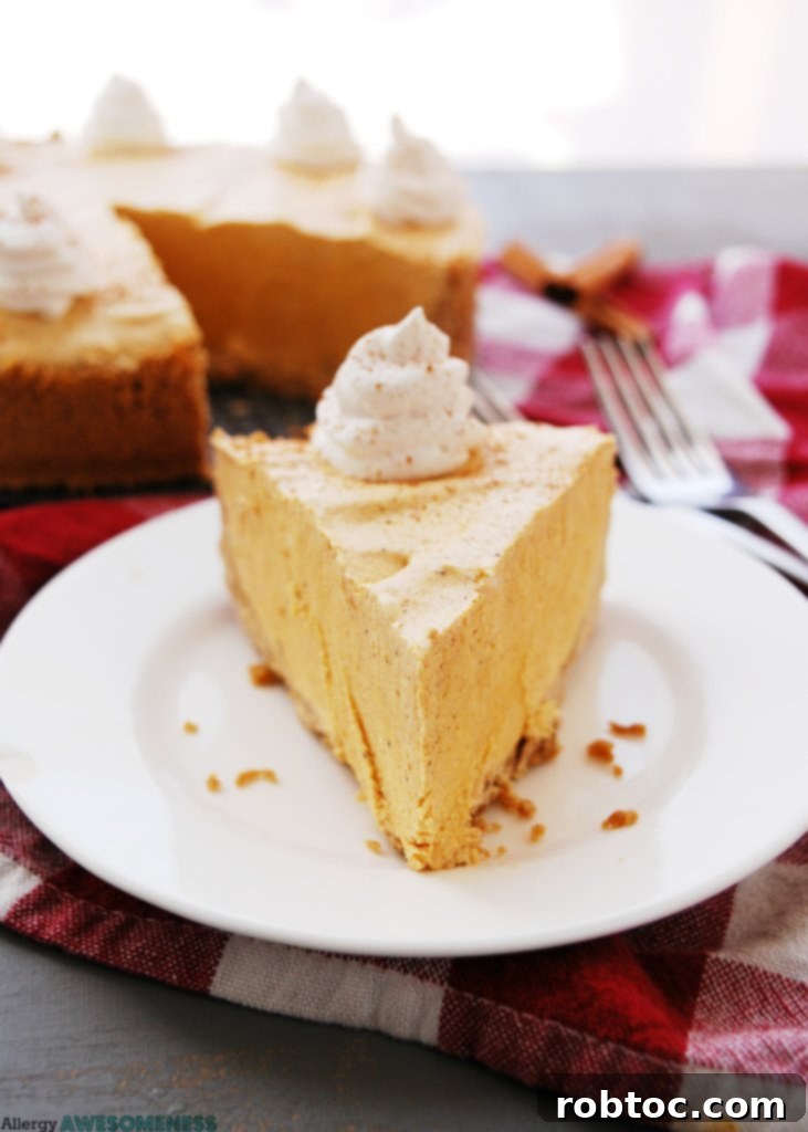 Top Allergen Free Vegan Pumpkin Mousse Pie 4 Pumpkin pie for food allergies, safe dessert
