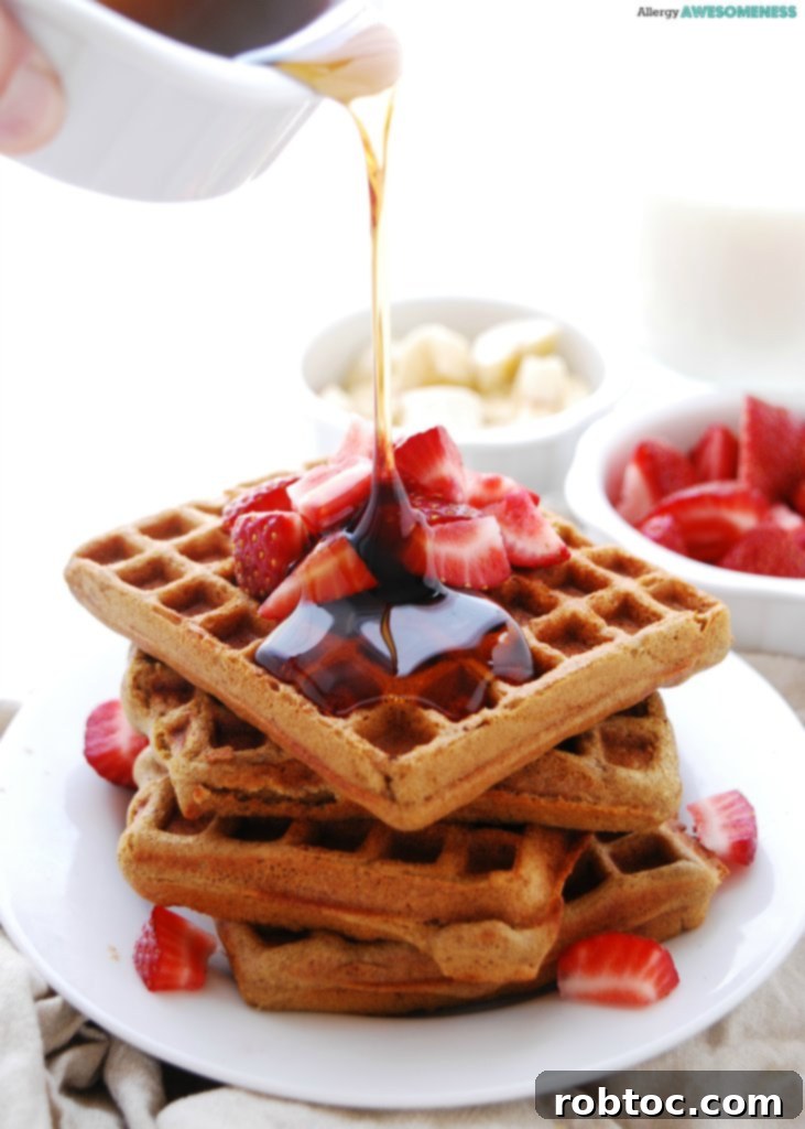SunButter gluten-free waffles