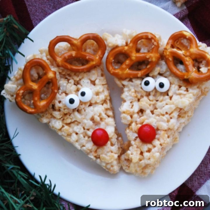 Allergy-friendly Reindeer Rice Krispies