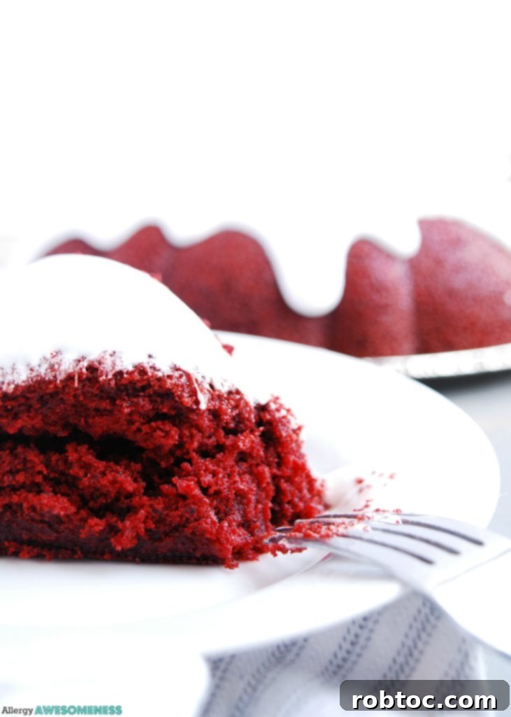Decadent Gluten-Free Vegan Red Velvet Bundt with Gooey Marshmallow Topping 7 vegan red velvet bundt cake with sticky marshmallow frosting