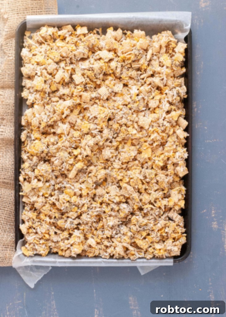 tropical trail mix nut-free with seeds and dried pineapple