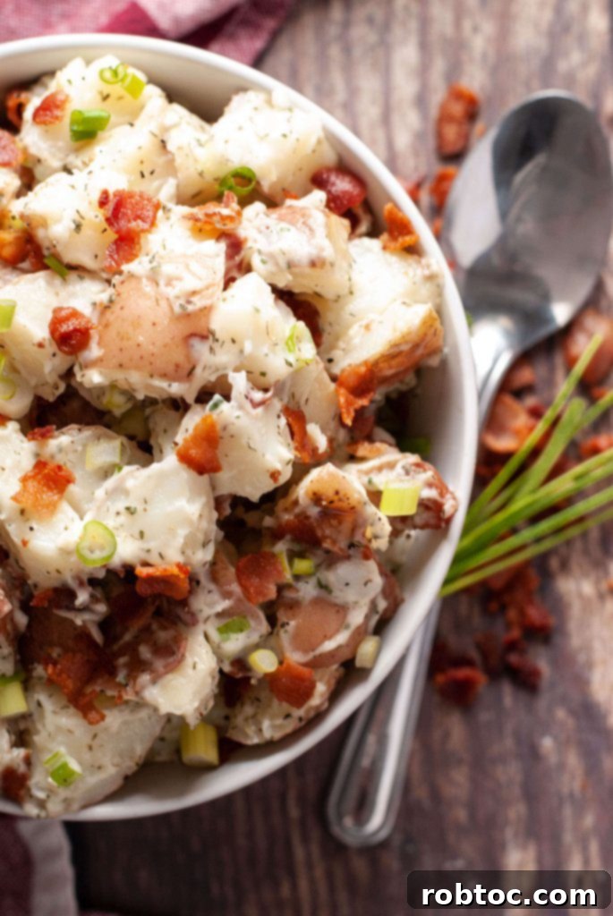 Plant-Based Ranch Potato Salad Instant Pot Recipe 2 dairy-free-ranch-potato-salad