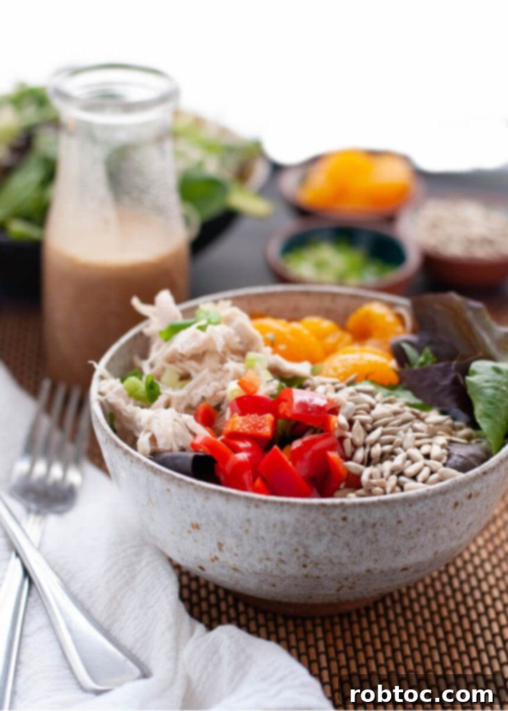 Deliciously Allergen-Free Thai Chopped Salad 5 Allergy-friendly Thai salad beautifully arranged with fresh ingredients