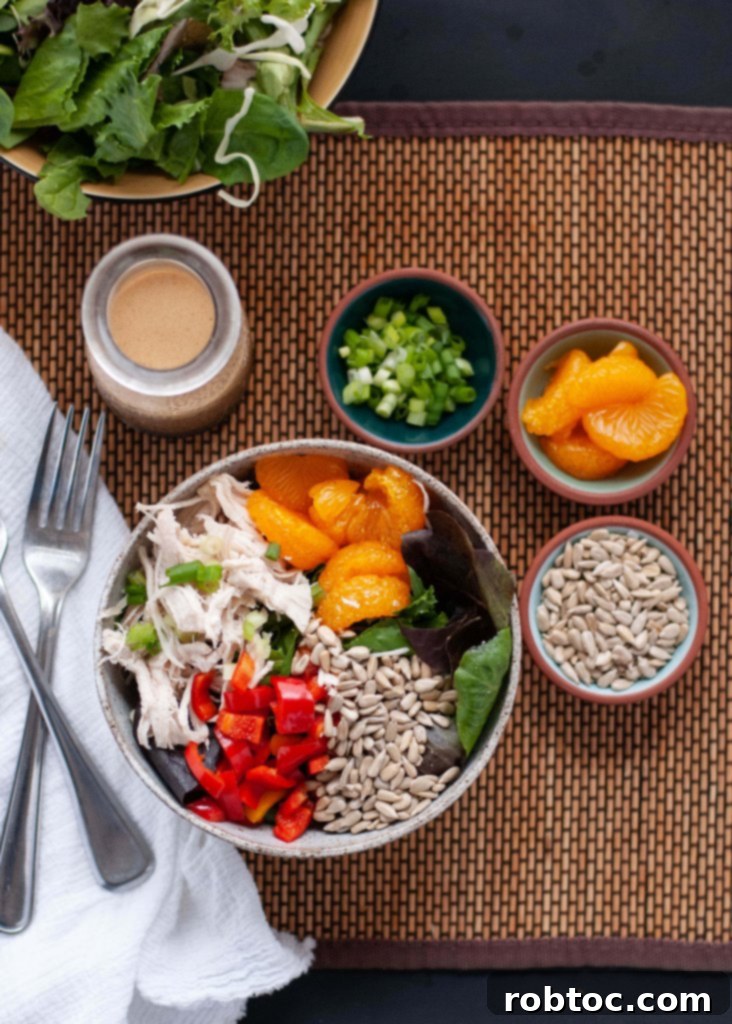 Deliciously Allergen-Free Thai Chopped Salad 6 Gluten-free chicken Thai salad featuring colorful ingredients