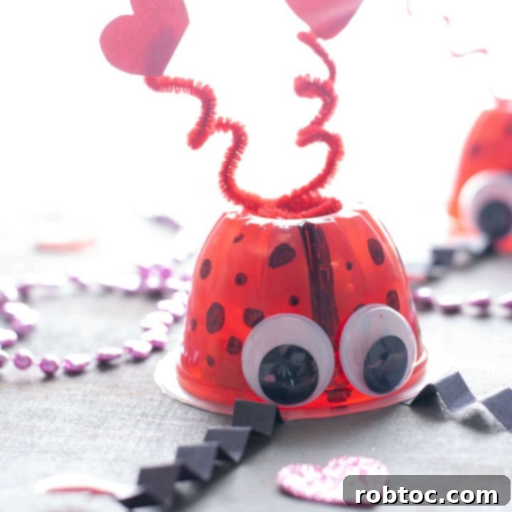how to make a Valentine love bug