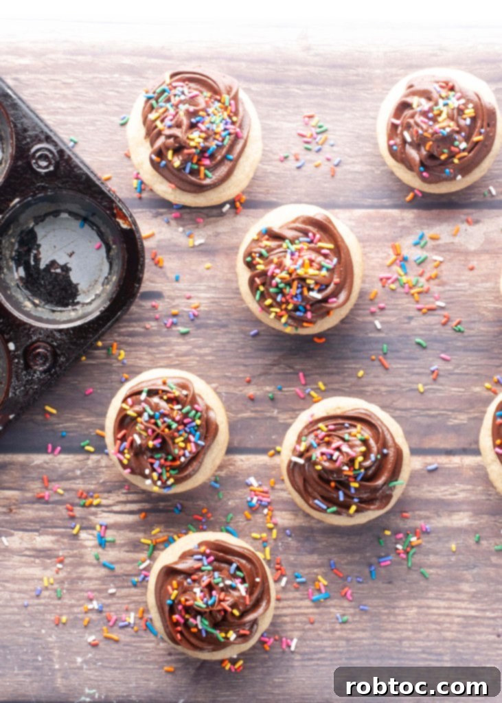 Allergy-friendly yellow cupcakes frosted and ready to serve