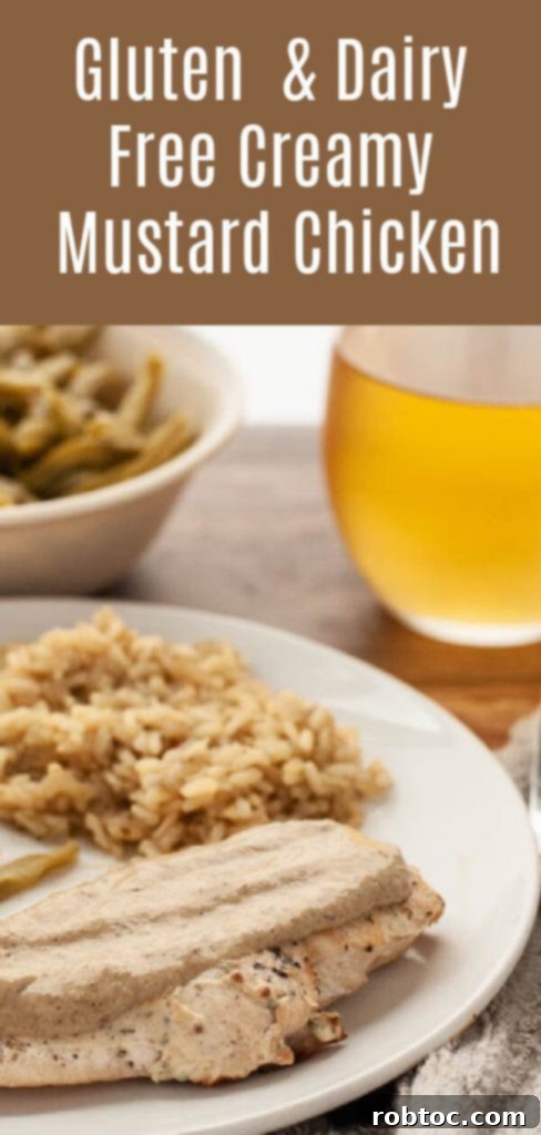 gluten & dairy free creamy mustard chicken recipe by allergy awesomeness