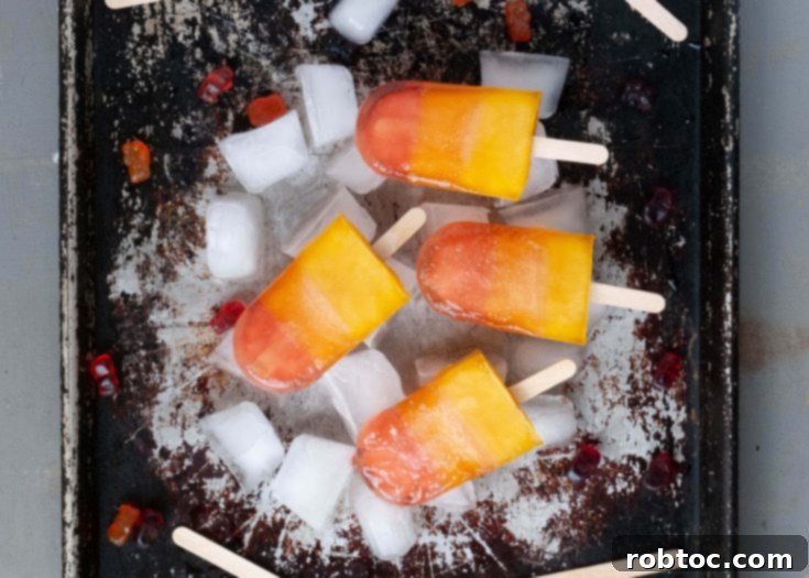 Pin image for How to Make Popsicles Out of Gummy Bears