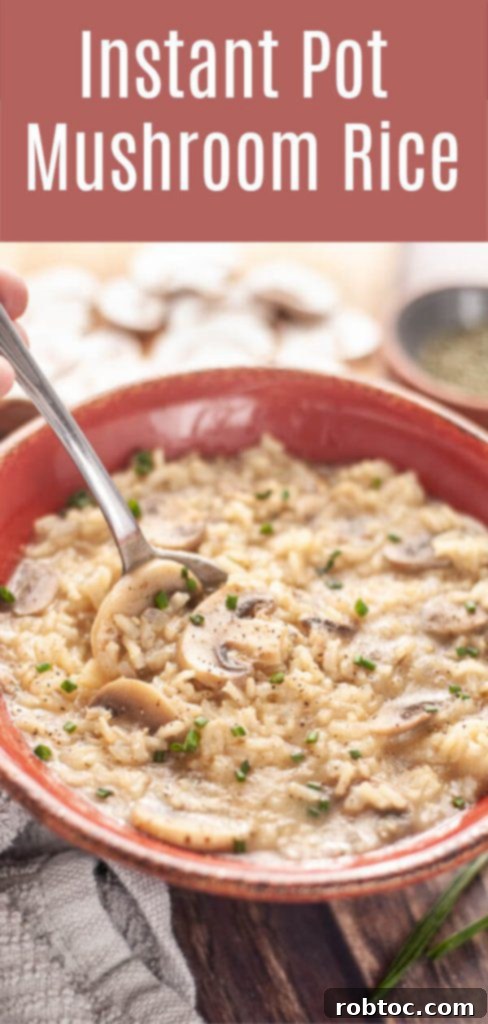 Instant Pot Mushroom Rice Pilaf Recipe by Allergy Awesomeness