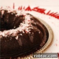 Decadent Gluten-Free Vegan Chocolate Peppermint Bundt Cake