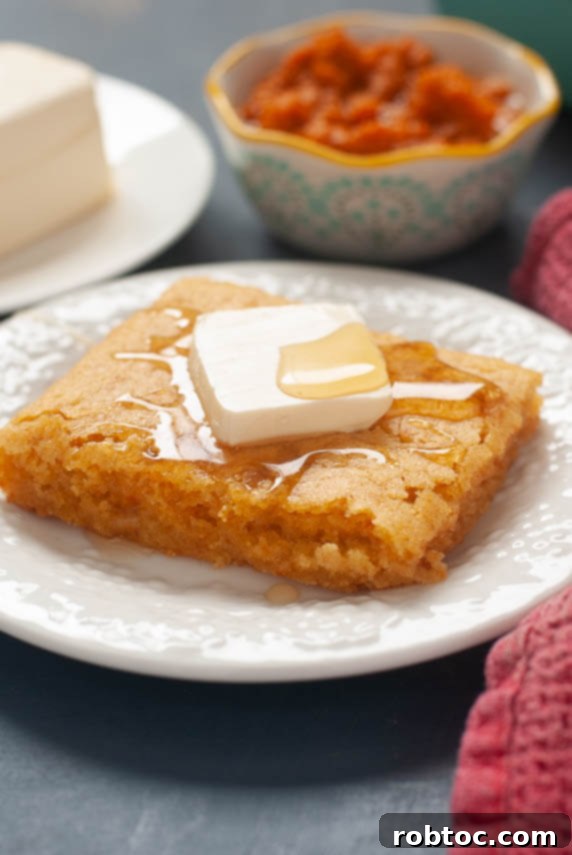 Harvest Pumpkin Cornbread Gluten-Free and Vegan 6 dairy-free-pumpkin-cornbread-allergy-friendly-dessert