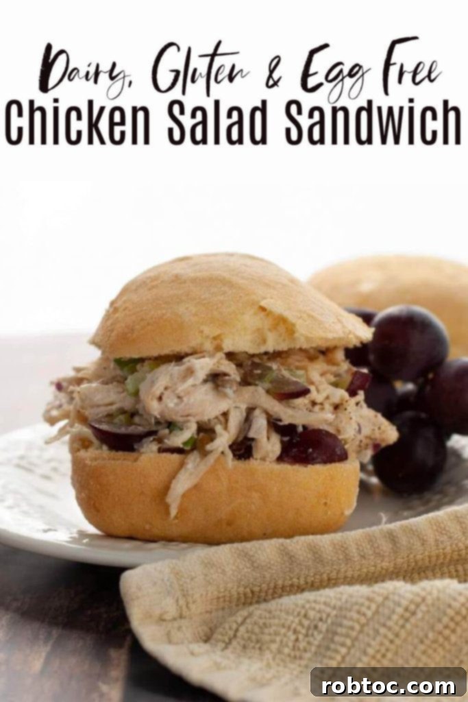 Gluten and Dairy Free Chicken Salad Sandwich with an Egg-Free Option 8 dairy-egg-and-gluten-free-chicken-salad-sandwich-recipe