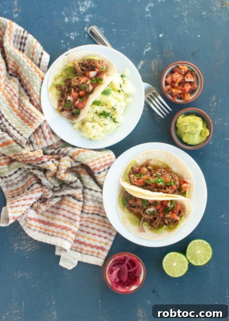 gluten-free-slow-cooker-pork-taco-recipe with side dishes
