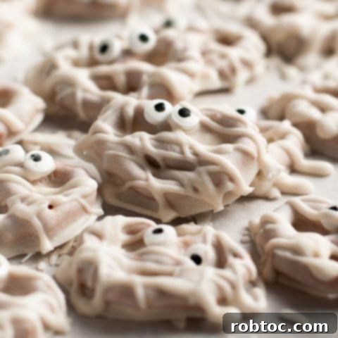 Gluten-Free & Dairy-Free Halloween Mummy Pretzels: A fun, easy, kid-friendly Halloween treat