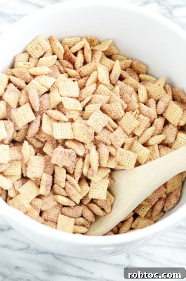 Allergy Friendly Churro Chex Mix