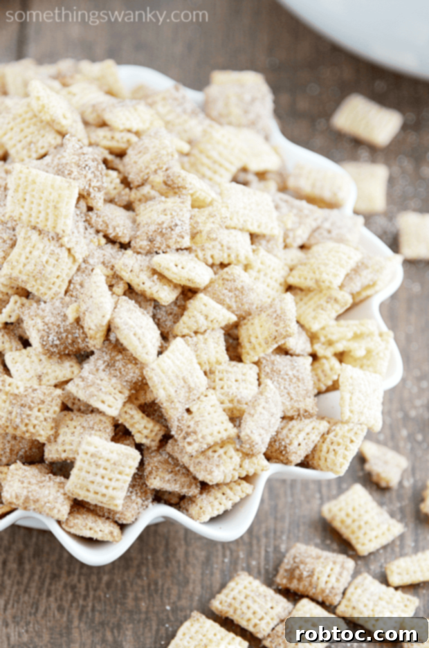 Allergy Friendly Churro Chex Mix