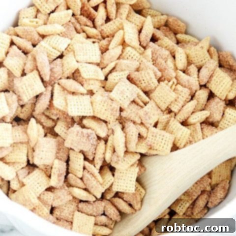 Deliciously Dairy-Free Churro Chex Mix: An Irresistible Allergy-Friendly Snack for Everyone