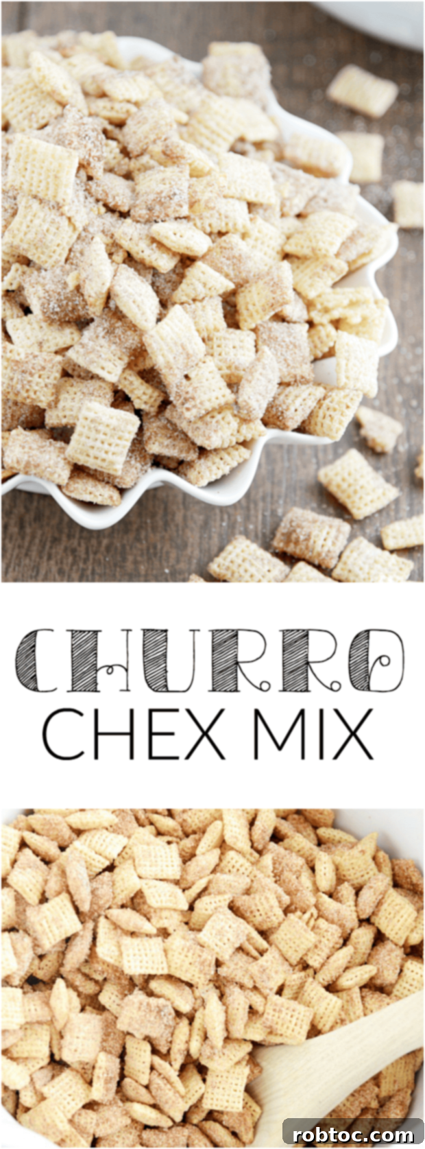 Allergy Friendly Churro Chex Mix