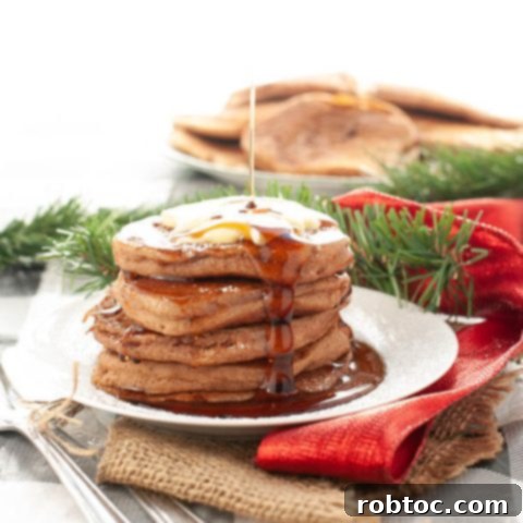 Gluten-Free Vegan Gingerbread Pancakes