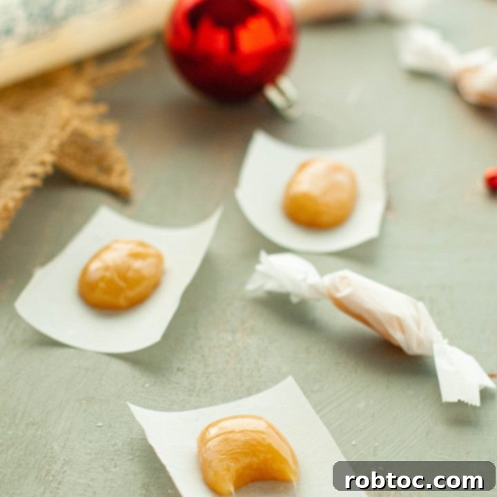 Homemade chewy dairy-free caramel recipe