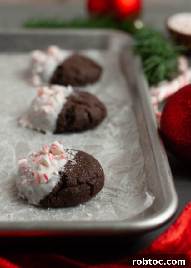 Divine White Chocolate Peppermint Vegan Gluten-Free Cookies 6 white-chocolate-dipped-peppermint-christmas-cookie-recipe