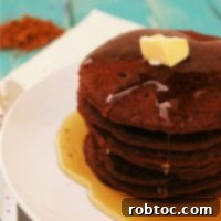Gluten Free Vegan Chocolate Pancakes (Top 8 Allergen Free) copyright by Allergy Awesomeness