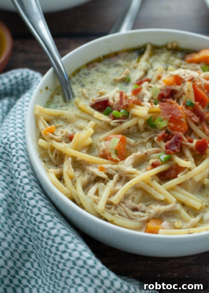 Irresistible Dairy-Free Chicken Noodle Soup Instant Pot and Stovetop 4 how-to-make-crack-chicken-noodle-soup-dairy-free