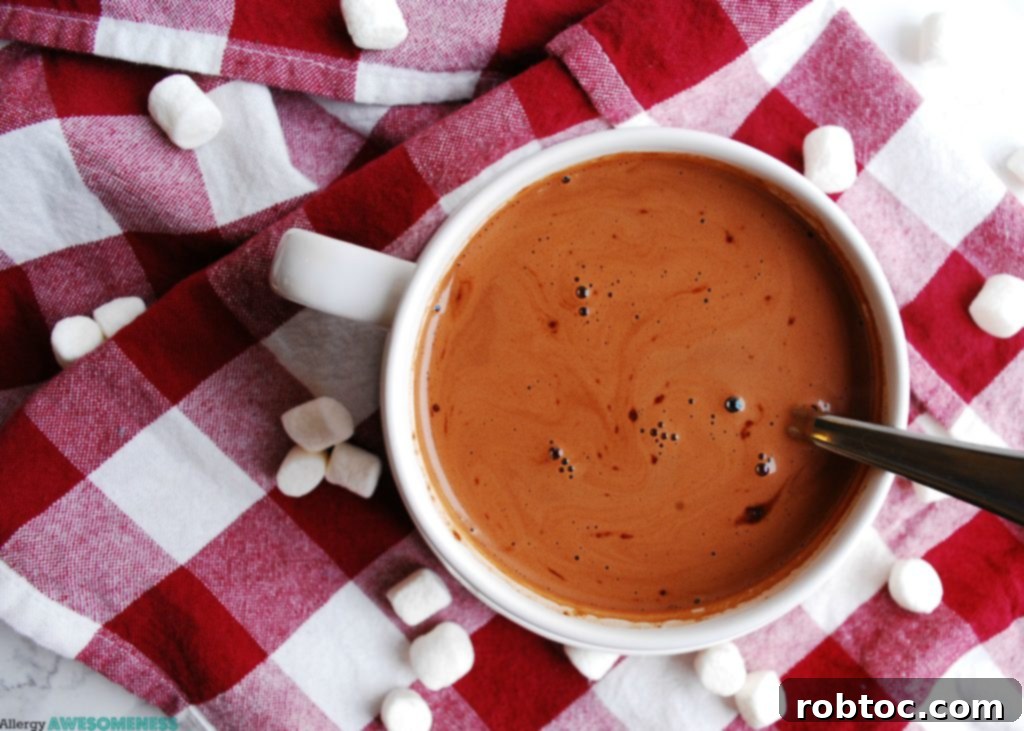 Dairy-free & Vegan Homemade Hot Cocoa Mix by AllergyAwesomeness.com