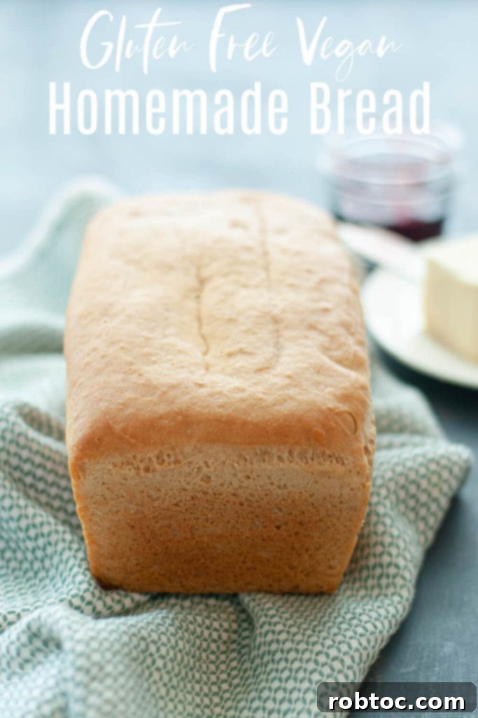 Easy Homemade Gluten Free Vegan Bread 10 gluten-free-vegan-bread-pinterest-image