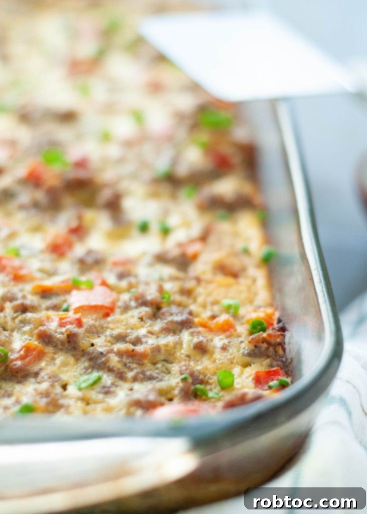 holiday breakfast casserole egg-free dairy-free with creamy texture