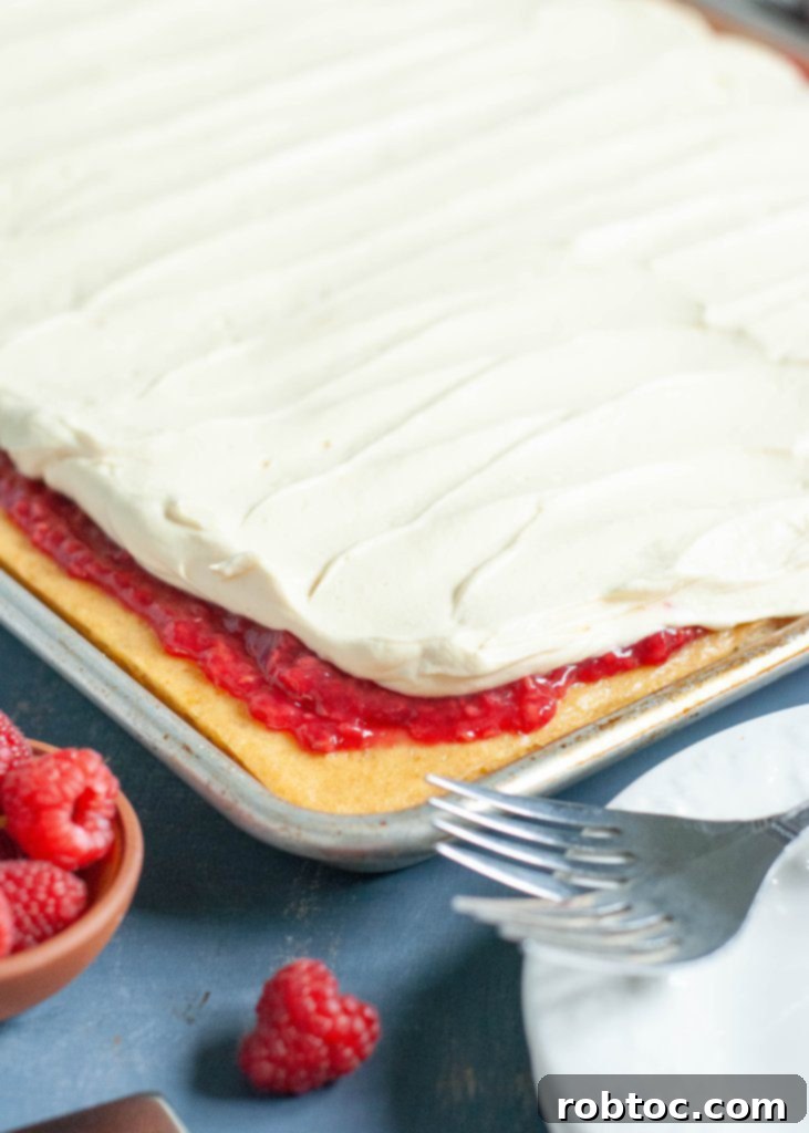 Delightful Gluten-Free Dairy-Free Vanilla Raspberry Sheet Cake 3 dairy-free-vanilla-raspberry-sheet-cake-recipe-allergy-friendly