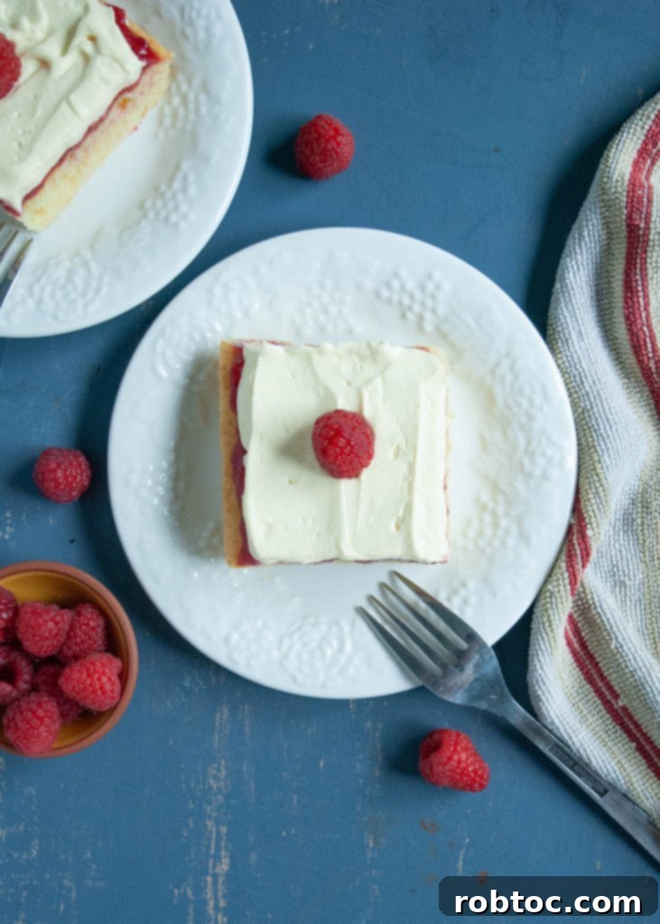 Delightful Gluten-Free Dairy-Free Vanilla Raspberry Sheet Cake 6 gluten free dairy free raspberry dessert with layers