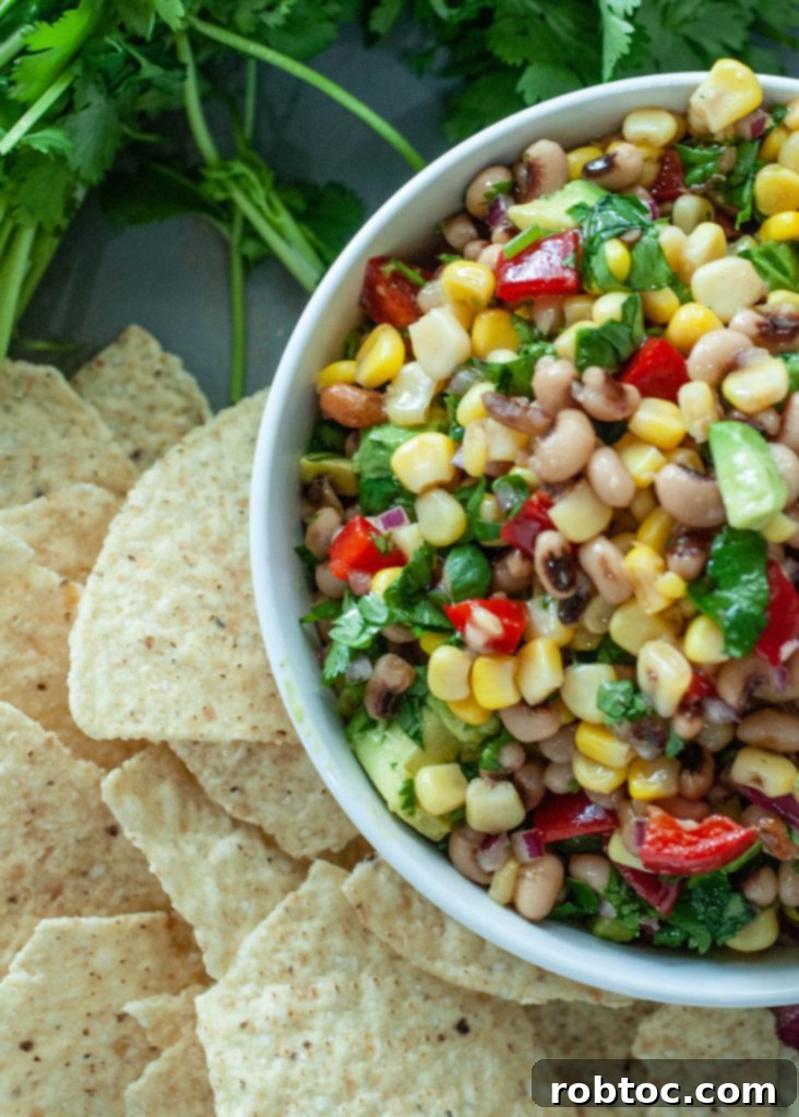 how-to-make-black-eyed-pea-salsa-dip-gluten-free, step by step