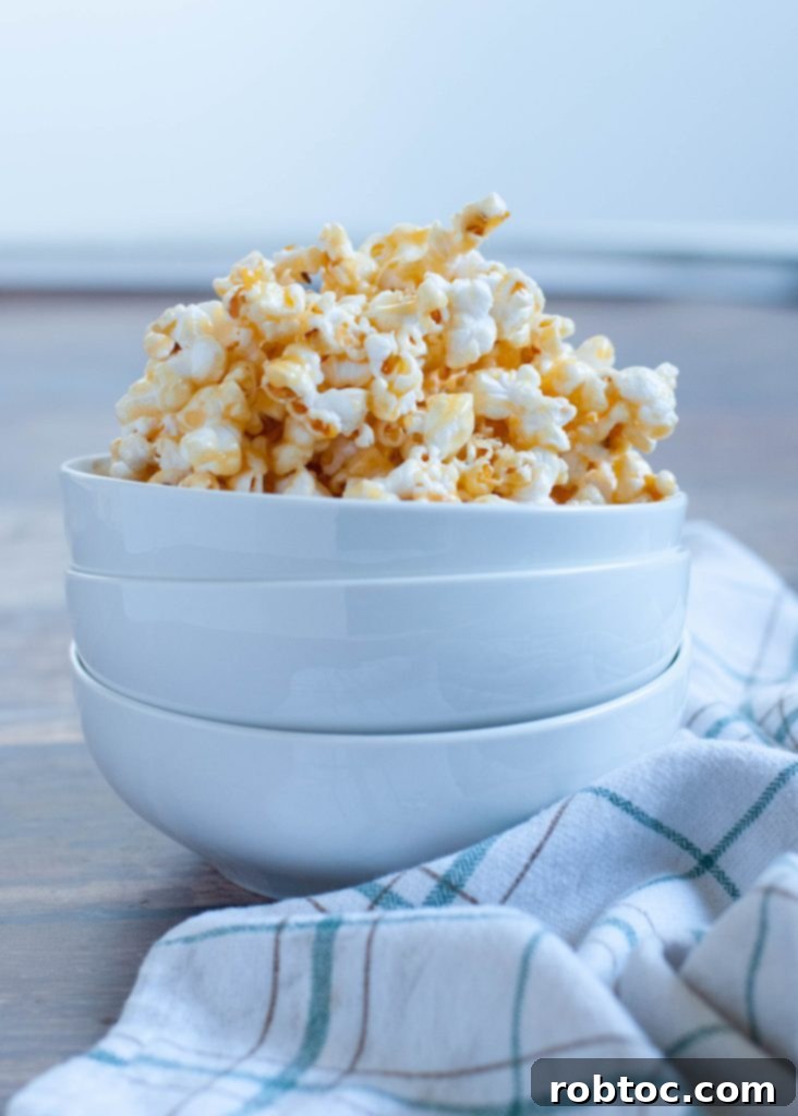 Dreamy Dairy-Free No-Bake Caramel Popcorn 2 how-to-make-caramel-corn-dairy-free
