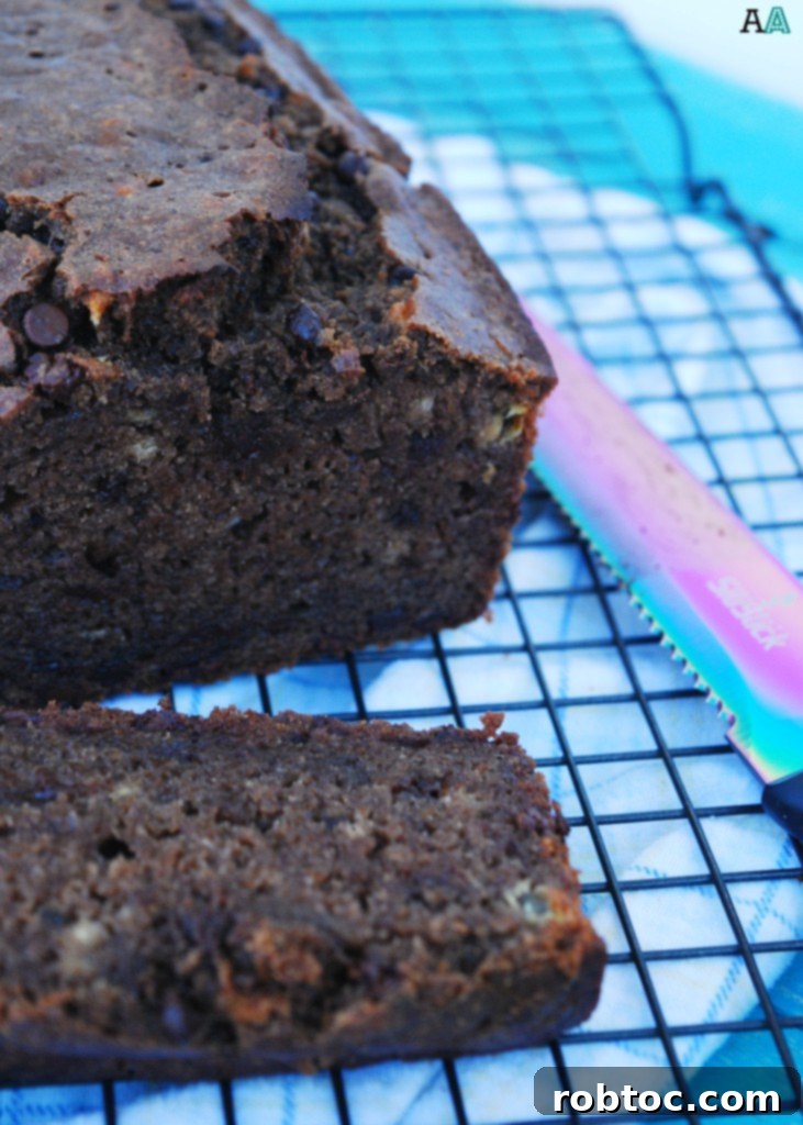 Double Chocolate Banana Bread Vegan Gluten Free Dairy Free Common Allergen Free 3 vegan-gluten-free-chocolate-banana-bread