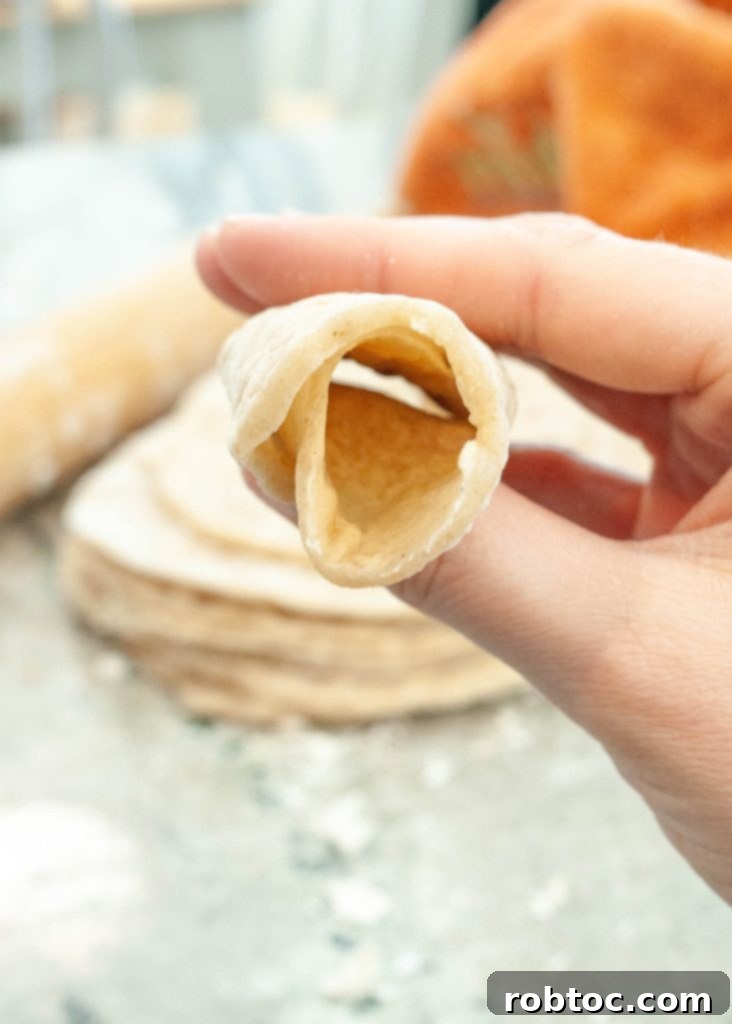 Soft and delicious gluten-free tortillas, perfect for burritos or tacos