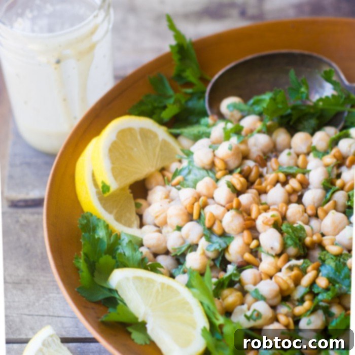 Deconstructed Hummus Salad - A fresh, allergy-friendly vegan option.