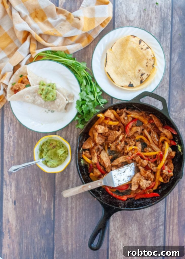 chicken-fajita-spread-seen-from-above