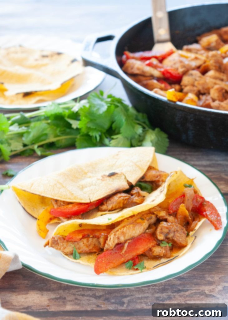 chicken-fajita-mix-in-two-corn-taco-shells